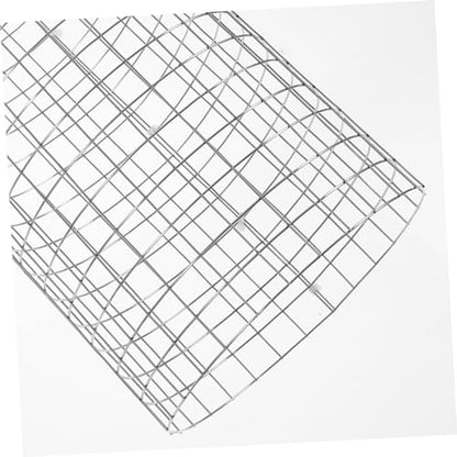Totority Fish Breeding Cone Grid Iron Tank Breeding Box Net for Aquarium Spawning and Hatching Colorful Fish Shrimp Shelter Rust Resistant Protective Mesh