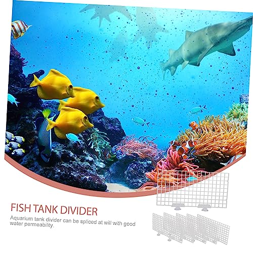 BESPORTBLE 1set Fish Breeding Isolation Board Aquarium Divider for Optimal Water Material Easy Installation