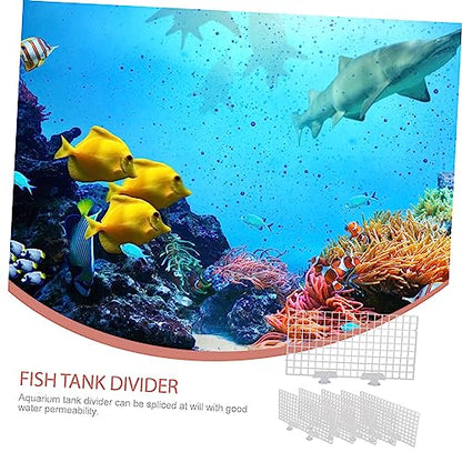 BESPORTBLE 1set Fish Breeding Isolation Board Aquarium Divider for Optimal Water Material Easy Installation