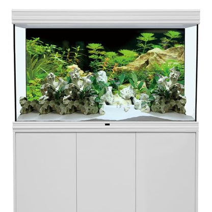 AWERT 48x24 inches Aquarium Background Seaweed Aquarium Background Aquatic Plant Stone River Bed & Lake Fish Tank Background Vinyl Background - size: 48x24in/120x60cm