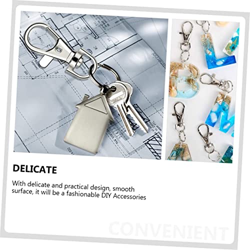 160pcs Metal Lobster Buckles Keychain Clips for DIY Crafting Suitable for Bags Key Rings and Accessories Multi-Purpose Swivel Clasp Set