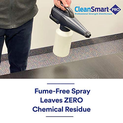 CleanSmart Hospital Disinfectant, Hypochlorous Acid Technology, 1 Gallon | Kills 99.9% of Viruses and Bacteria, EPA Registered, Professional Strength Sanitizer for Businesses, Schools, and Restaurants - size: 128 Fl Oz (Pack of 1)