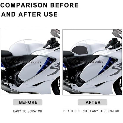for Hayabusa GSXR1300 GSXR 1300 gsxr1300 G SXR1300 2021-2025 Side Decals Motorcycle Anti Slip Tank Pad Stickers GSXR1300 Accessories GSXR1300 Tank pad Tank Grip Tank Stickers