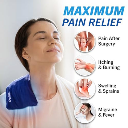 Cryo-Max Cold Pack, 8 Hour Reusable Cold Therapy Ice Pack for Elbows, Knees, Neck + More, Medium, 6" x 12" (1 Count) - size: 1 Count (Pack of 1), style: Medium