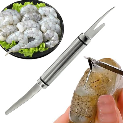 3 PCS Shrimp Tool, 5 In 1 Multifunctional Shrimp Line Fish Maw Knife, Shrimp Deveiner Tool and Shrimp Peeler