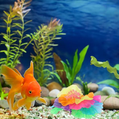 SUPVOX Lifelike Silicone Aquatic Plant Ornament Purple Simulation Water Plant for Fish Tank Decoration for Home and Office Aquarium