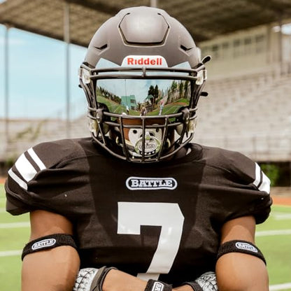 Battle Binky Oxygen Football Mouthguard | Maximum protection for safe secure fit, Built-in airflow channels, No boiling required, Advanced composite material - color: Diamond