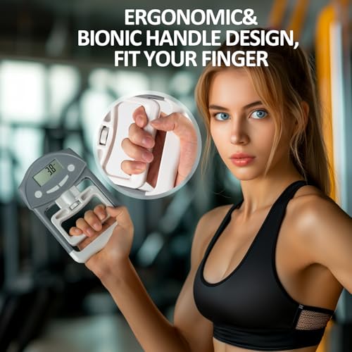 KYTO Digital Hand Grip Strength Tester, 220lb/100kg with 19-User Memory