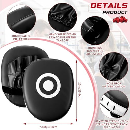 7 in 1 Taekwondo Kick Pad Boxing Training Equipment - color: Black