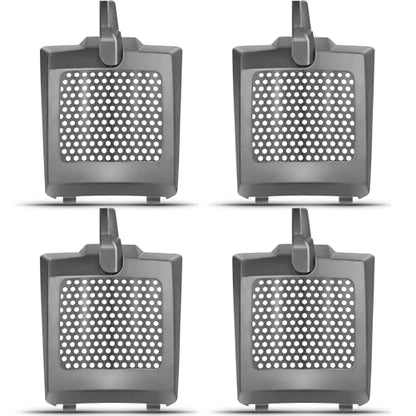 HASMX 4-Pack 833954 841708 Vacuum Cleaner Hepa Exhaust Replacement Filter Cover Door for Super Coach Pro 10, Super Coach Pro 6,ProTeam Backpack 107303, 107310
