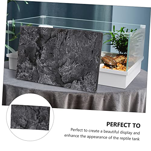 Reptile Tank Background Board 3D Natural Stone Tile Turtle Decor Fish Tank Wall Decor