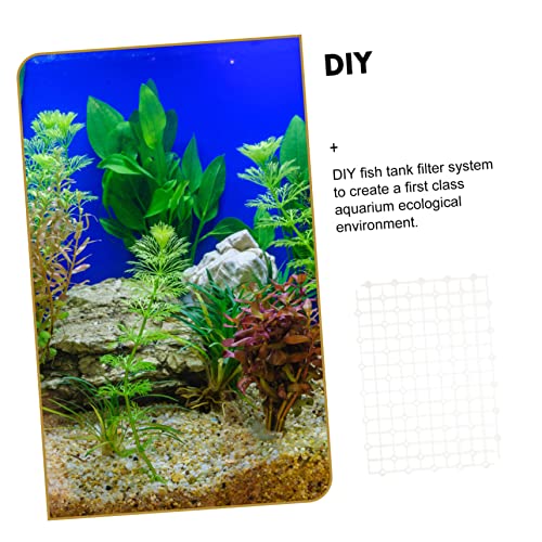 Toddmomy 2pcs Transparent Plate Tank Divider for Aquariums Easy Installation Gravel Strong Bearing Capacity Aquarium Supply for Fish Tank Landscaping