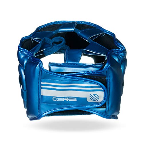 CORE Series Sparring Head Gear - color: Blue/Silver