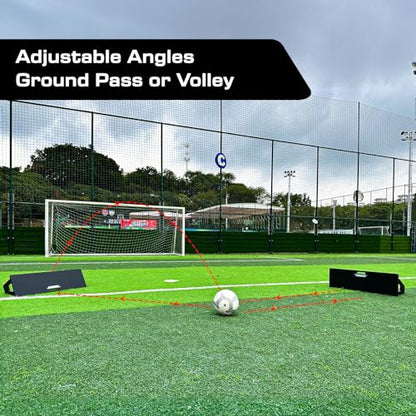 PreciseRebound: Soccer Rebounder Board, Soccer Training Equipment, CARBON