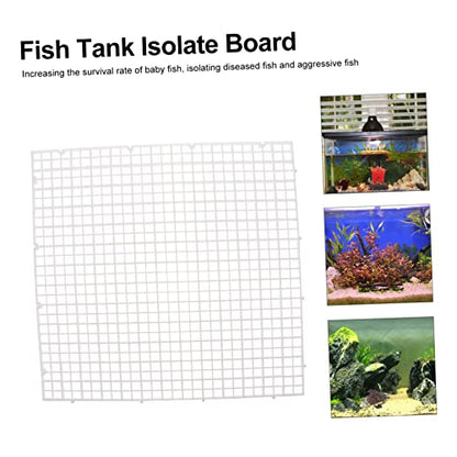 ibasenice 1set Aquarium Grid Divider Fish Tank Isolation Panel for Fish Survival Cups for Breeding and Aquariums