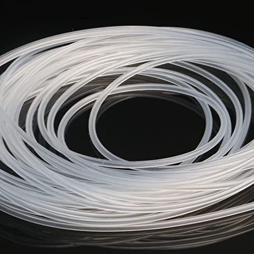 5m Silicone Capillary Tube, 0.5mm 0.8mm 1mm 2mm Food Grade Hose Silicone Rubber Tube, 10m Long Thin Tube Protection Sleeve, 1pcs (Color : 0.5 x 1mm)
