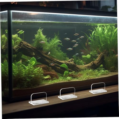 6pcs Acrylic Fish Tank Lid Handles Heavy-Duty Replacement Parts for Aquariums Grip for Transparent Design for Fish Tanks