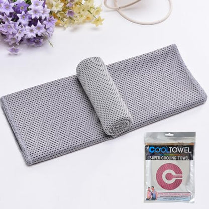 3 Pack Microfiber Cooling Towels, Quick-Dry Sweat Towel Perfect for Outdoor Gym, Sports & Exercise
