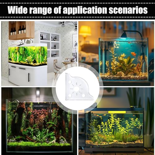 Aquarium Corner Storage Shelf - Waterproof Space Saving | Plant Holder for Aquarium Top | for Balcony Meeting Room Living Room Bedroom Pet Lovers Urban Dwellers