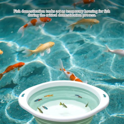 Drip Acclimation Kit with Foldable Fish Acclimation Box, Hose System for Safe Fish/Shrimp Water Transition, Works with Saltwater & Freshwater Tank Setups, Shrimp & Betta Fishes Breeding Box