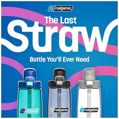 Nalgene 24 oz FreshFlow Straw Bottle - color: Gray