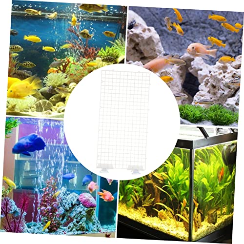 Generic Aquarium Isolation Panel Spliced Lattice Plate Grid Board for Fish Tank Dividers Random Color