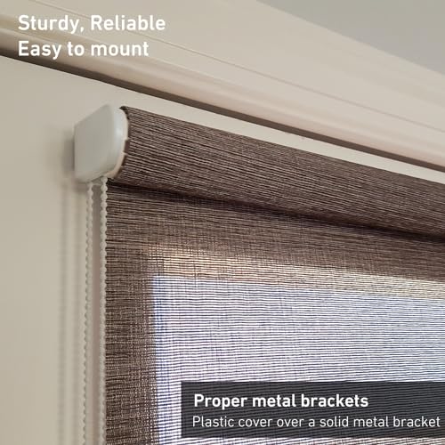 28mm Roller Blind Brackets Upgrade Roller Blind Fittings Spare Kit, Universal Roller Shade Clutch with Metal Brackets - style: 28mm Metal Bracket