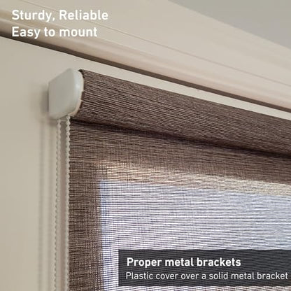 28mm Roller Blind Brackets Upgrade Roller Blind Fittings Spare Kit, Universal Roller Shade Clutch with Metal Brackets - style: 28mm Metal Bracket
