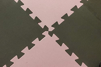 Interlocking Gym Floor Tiles 3/8 Inch – EVA Foam Puzzle Mats for MMA & Home Gym, Non‑Slip Exercise & Play Mat Set, Tatami Textured by Square Brands - size: 24SQFT