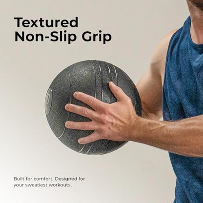Sunny Health & Fitness Slam Medicine Ball - Sand-Filled, No-Bounce - size: 50 LB