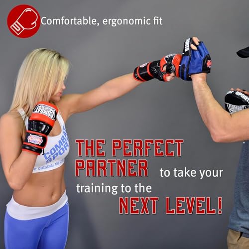 Combat Sports Max Strike MMA Training Gloves - color: Black, size: X-Large