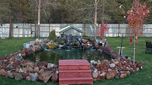 7 Inch (18cm) Square Water Garden Aquatic Mesh Pond Plant Flower Planter Basket, PondH2o Plastic Slotted Mesh Outdoor Aquatic Planting Pots Baskets Aquaponics, Hydroponics Value Pack of 2