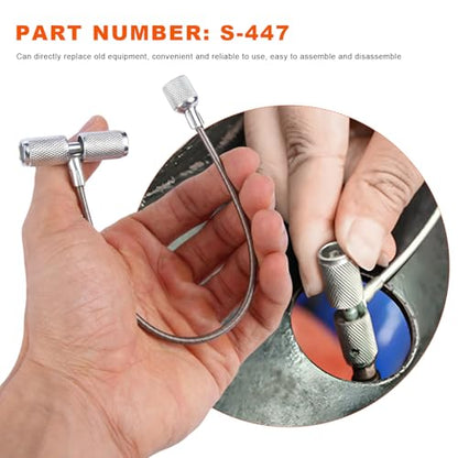 Valve Stem Installation Fishing Tool, 3 in 1 Tire Plug Core Remover Wheel Stems Fishing Tool, Multifunction Car Valve Stem Puller Plug Core Repair Tools, Car Accessories