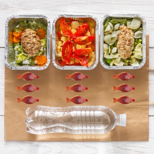Abaodam Seasoning Containers 100PCS Bento Lunch Soy Sauce Case Container Vinegar Dispenser Bottles Plastic Condiment Bottles for Sushi Sashimi Salads Fish 8ml
