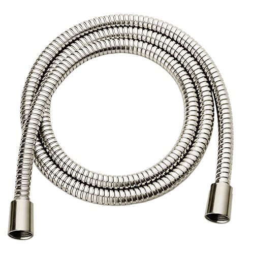 BRIGHT SHOWERS Shower Hose For Hand Held Shower Heads, 59 Inches Cord Stainless Steel Hand Shower Hose, Ultra-Flexible Replacement Part with Brass Insert, Brushed Nickel - color: Brushed Nickel, size: 59 Inch
