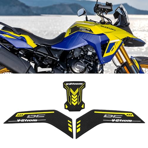 FOR V-Strom 800 DE 800DE Vstrom DL 800 2023 Tank Pad Motorcycle Accessories Protector Rubber material Fuel tank sticker - color: V-Strom 800 DE black