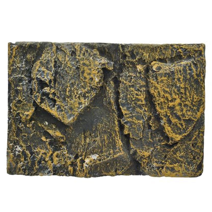 Rock Terrarium Background,3D Bearded Dragon Tank Backgrounds Wall Reptile Stereo Backdrop Amphibian Habitat Climbing Board Decoration Aquarium Background Decor for Reptiles Lizard Fish Frog
