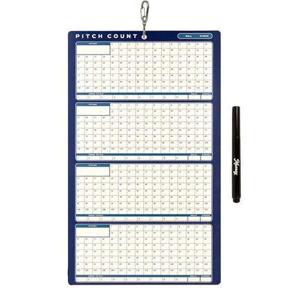 Murray Sporting Goods Baseball Team Colors Dry Erase Coaches Clipboard - style: Blue