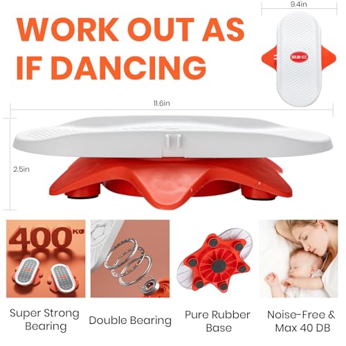 Ab Twist Board,Waist Twisting Disc-Twister Exercise Board,Ab Board Exercise -Waist Trainer Trimmer,Waist Twisting Disc for Ab Exercise Abs Core,Full Body Toning Workout Home Gym