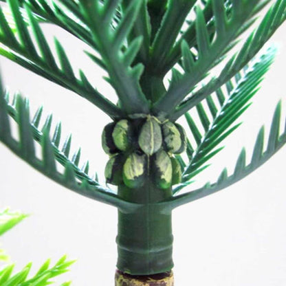 Amosfun Fake Coconut Tree Ornament Set 3.14 x 12.59 x 10.23 Inch Mini Hawaii Beach Scene Decoration for Home Shop Micro Landscape Aquarium Decoration Use