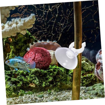 BESPORTBLE 20pcs Transparent Aquarium Cup Tubes Clips Fish Tank Holders Functional Water Tubing Clips for Visibility and Aesthetic Appeal