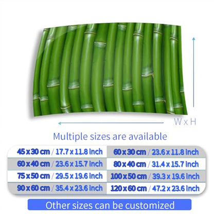 Aquarium Background Stickers - Bamboo Green Nodes Self-Adhesive Fish Tank Reptile Terrarium Decor Poster (45 x 30 cm / (17.7 x 11.8 inches)) - size: 45 x 30 cm / (17.7 x 11.8 inches)