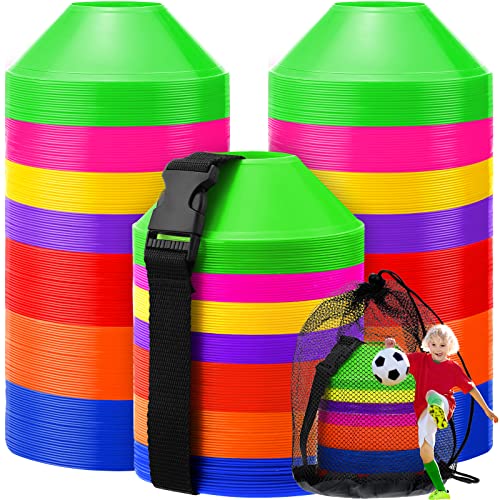 Hanaive Mini Soccer Cones for Agility Drills, 5 Inch