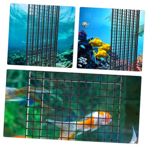 Hemoton 1set Fish Tank Divider Isolation Board Aquarium Separation Screens for Fish Panels Cups Water Design Easy Installation