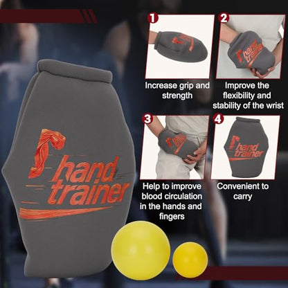Finger Grip Strengthener, Grip Strength Trainer and Forearm Strengthener - Designed for Enhancing Grip, Finger Exercises, and Wrist Training - color: Grey