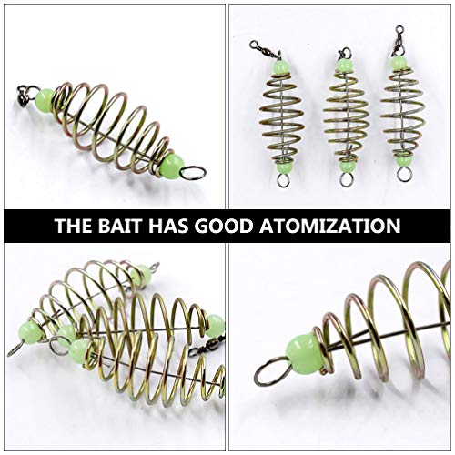 24Pcs Fishing Bait Trap Cage Feeder Basket Holder Coarse Lure Feeder Carp Lure Fish Accessories
