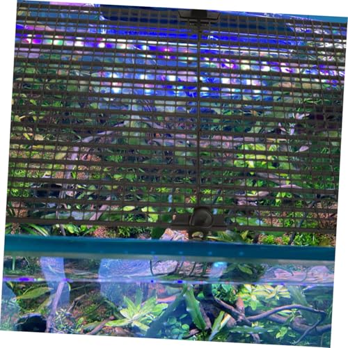 Toddmomy 4pcs Aquarium Divider Grid Plates for Betta Fish Prevent Jumping Create Separate Zones Fish Tanks Easy to Assemble Plastic Panels Cups Each