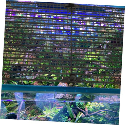 Toddmomy 4pcs Aquarium Divider Grid Plates for Betta Fish Prevent Jumping Create Separate Zones Fish Tanks Easy to Assemble Plastic Panels Cups Each
