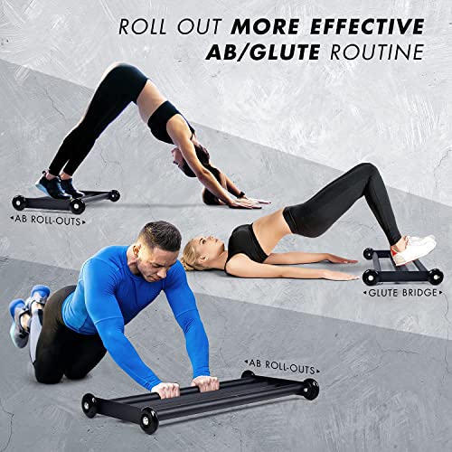 Yes4All Glute Ham Glider, Exercise Wheels for Home Gym Fitness, Glute Hamstring, Booty Building - color: A. Glute Ham Glider, style: A. Glute Ham Glider 1