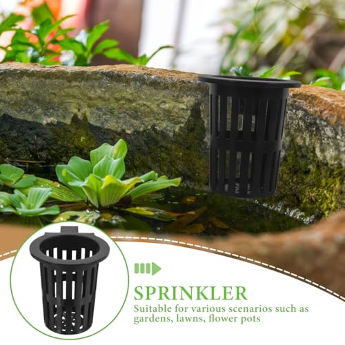 Kisangel 2Pcs Hydroponic Hanging Baskets, Small Wall Mounted Plant Nursery Pots for Healthy Root Growth Fish Tank Planter